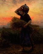 Jules Breton Dawn France oil painting artist